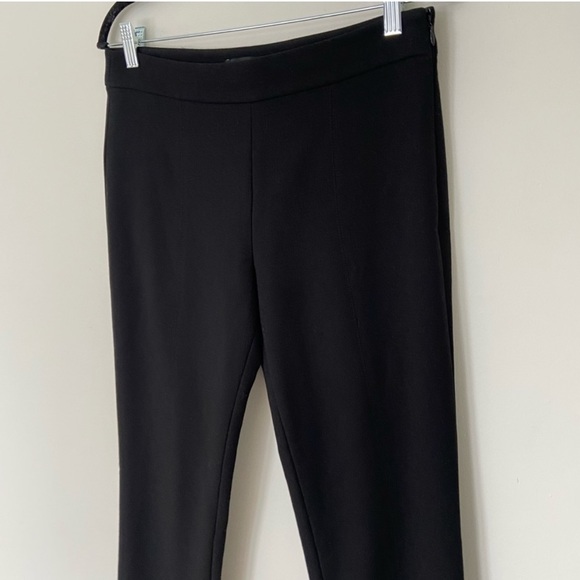 NWOT Club Monaco Slim Kick Flare Pants in Black - Picture 3 of 9